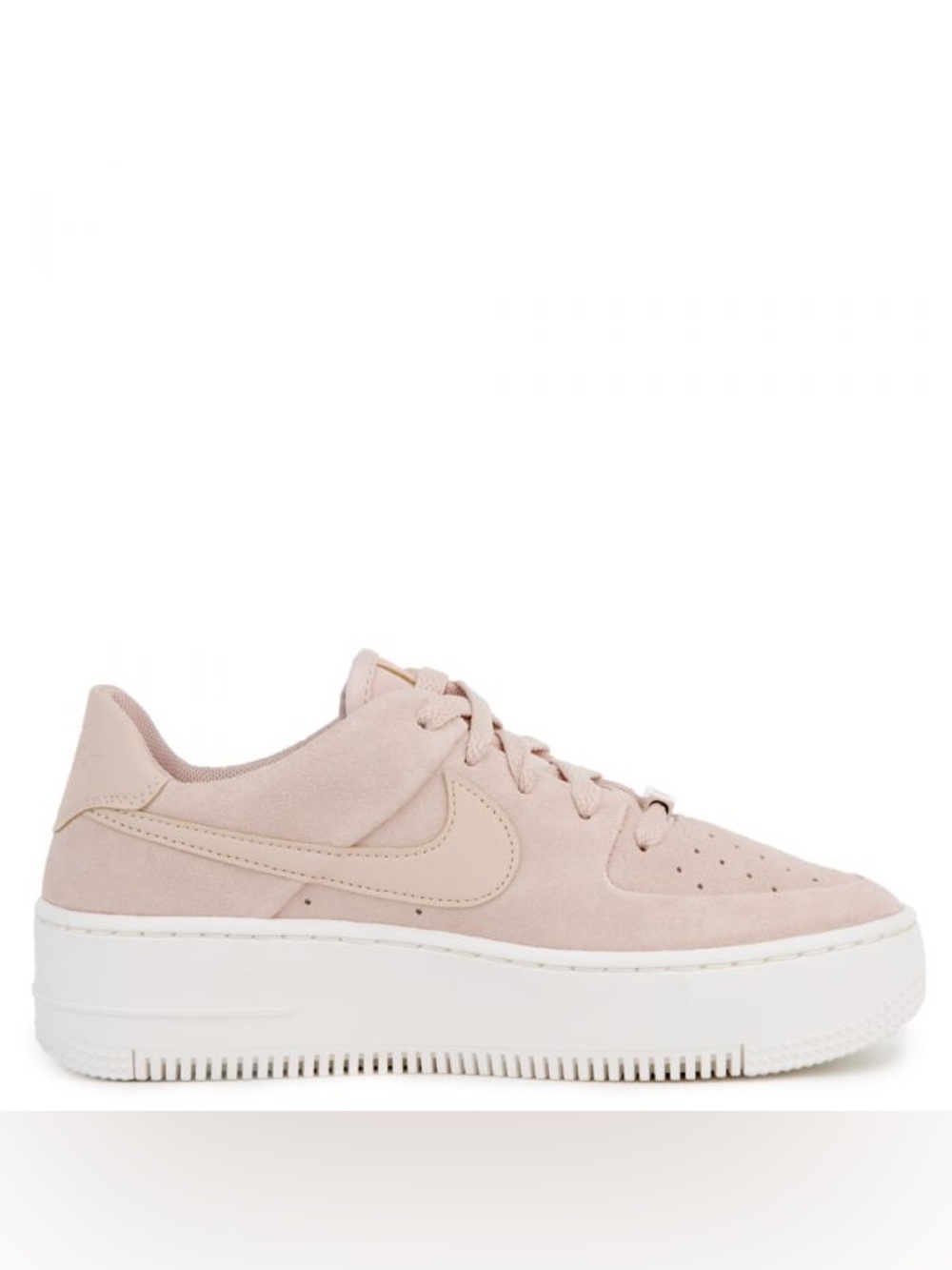 Nike Women’s Low-Top Sneakers in Blush Pink Suede - Picture 2 of 8